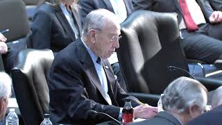 Grassley Statement at Budget Committee Resolution Markup: We Must Begin to Right our Fiscal Ship