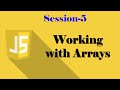 Working with Arrays | JavaScript | betaQsolutions