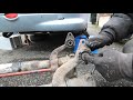 Defective rear axle silent blocks - Replacing the axle