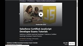 Salesforce Certified JavaScript Developer Exams Tutorials