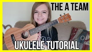 The A Team - Ed Sheeran | EASY UKULELE TUTORIAL