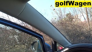 VW Golf 7 A pillar trim removal