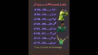 پاکستان کے لئے ون ڈے انٹرنیشنلز میں سب سے زیادہ وکٹیں لینے والے باؤلرز #cricket #cricrankings