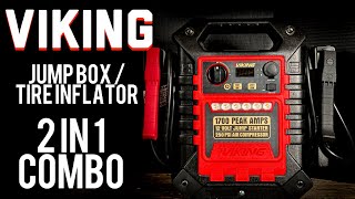 Two In One Jump Box And Tire Inflator Review And Test: Harbor Freight Viking 12 Volt Booster Box