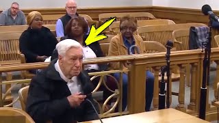 96-year-old man shocked the judge, his answer made me cry