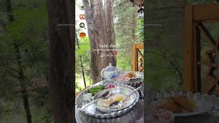 Breakfast in heaven|صبحانه در بهشت🥨#مازندران#طبیعت#شمال#زیبای#nature#vlog#هایده#معین #مهستی #travel