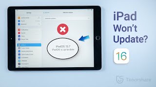 iPad Won't Update to iPadOS 17/iPadOS 17 Is Up to Date? Here Is the Fix!