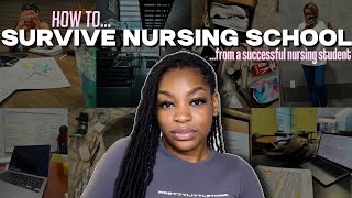 Nursing Student Survival Guide🩺‼️How to SUCCEED in Nursing School in 5 SIMPLE Steps