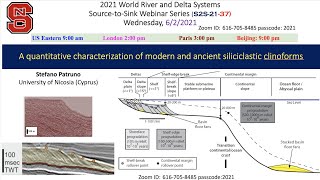 S2S21-37 modern and ancient siliciclastic clinoforms (Stefano Patruno, 6/2/21)