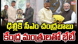 ఢిల్లీకి సీఎం చంద్రబాబు.. కేంద్ర మంత్రులతో భేటీ |CM Chandrababu Delhi Tour | CVR News