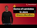 Demo of Lambdas in Java