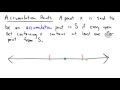 Isolated and accumulation points