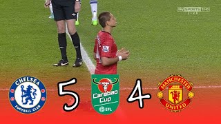 من الذاكرة :تشيلسى 5-4 مان يونايتد / موسم 2012/2013/كأس الرابطة الإنجليزية /جودة عالية /حفيظ دراجى