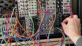 Modular synthesizer // Fun rhythms with MI Grids