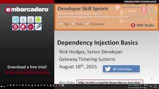 Developer Skill Sprint - Using Dependency Injection for Maintainable Code