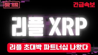 [리플] 드디어 불기둥 호재 왔습니다 #리플 #xrp