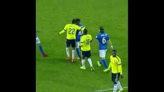 neymar pelotazo a armero 2015 copa america colombia vs brasil
