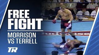A Young Tommy Morrison 1st Round Knockout of Terrell | FREE FIGHT