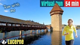 Luzern Schweiz Wunderland | Laufband Laufen | Virtual Run #57