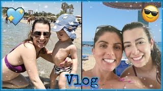 VLOG - Πρώτο μπάνιο στη θάλασσα \u0026 Αποτελέσματα Εξετάσεων | Annie Charalampous