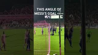 BEST ANGLE OF MESSI’S INTER MIAMI GAME WINNING GOAL YET #messi #intermiami