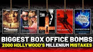 15 Biggest Box Office BOMBS of 2000 | Hollywood's Millennium Mistakes