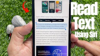 How to Get Siri to Read Emails, Articles & other Text on iPhone and iPad