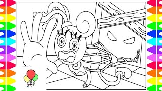 MOMMY LONG LEGS vs. THE PROTOTYPE! Coloring Pages - How to coloring Poppy Playtime