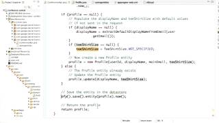 saveProfile Solution - Developing Scalable Apps with Java