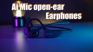 It has an Ai noise-cancelling boom mic : Nuroum OpenEar Pro