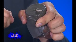 WATCH A DIME "MAGICALLY" PASS THROUGH A RUBBER SEAL!