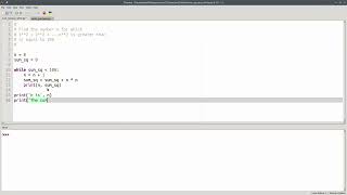 Chapter 5: The while loop