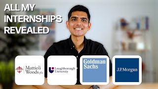 All My Internships REVEALED (and what I learned from them)