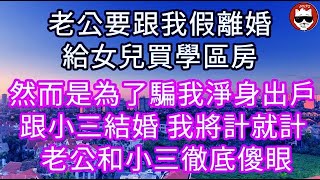 老公要跟我假離婚給女兒買學區房。然而是為了騙我淨身出戶跟小三結婚！ 我將計就計 老公和小三徹底傻眼 #心書時光 #深夜淺讀#生活經驗#情感故事#唯美频道