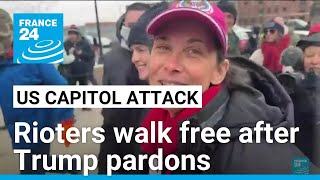 'So happy and joyous': US Capitol rioters walk free after Trump pardons • FRANCE 24 English