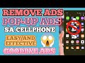 PAANO ALISIN ANG MGA ADS SA CELLPHONE | HOW TO REMOVE ADS ON CELLPHONE