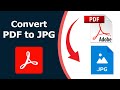 How to convert pdf to jpg using Adobe Acrobat Pro DC 2022