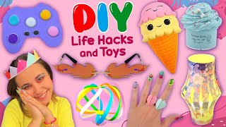 7 DIY Funny Life Hacks and Toys - Viral TikTok Fidget Toy and Craft Ideas - DIY Paper Crafts