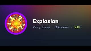 HackTheBox - Explosion - Walkthrough