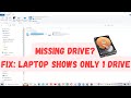 🖥️ Missing Drive? Fix: Laptop Shows Only 1 Drive (Easy Solution) 🖥️