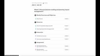 Week 3 Assignment Overview