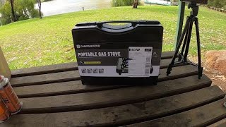 Campmaster portable gas stove review | part 1 | uncut | camping | Aussie girl can cook