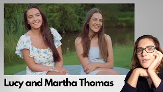 LucieV reacts to Lucy and Martha Thomas - What A Wonderful World (Louis Armstrong Cover)