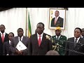 Swearing-in of the new Zimbabwean government