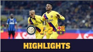 HIGHLIGHTS | Inter 1-2 Barça