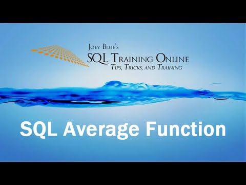 Sql Average Function Sql Training Online Quick Tips Ep5 Youtube Sql Average Function Sql Training Online Quick Tips Ep5 Youtube