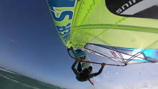 Pushloop Backloop and Frontloop windsurfing in 25 seconds Justyna Sniady