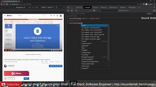 Client Side | Web Browser Storage | Local Storage | IndexDb | Web SQL | Cookies | Session #2