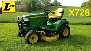 John Deere X728 4 x 4 lawn tractor, John Deere