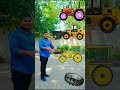 Tractors Wheel to Jcb, tractor, roller & Ambulance - Trending vfx magic video #shortsfeed #trending